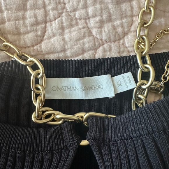 Simkhai Quinn off shoulder chain top black XS - Picture 8 of 8